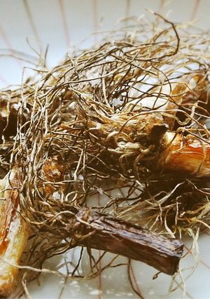 やみつき♡分けつネギの根っこ揚げ-レシピのメイン写真