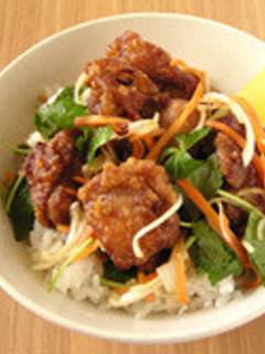 ヘルシーから揚げ丼-レシピのメイン写真