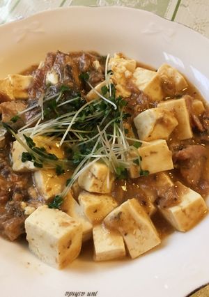 簡単〜鯖味噌缶詰で作るマーボ豆腐-レシピのメイン写真