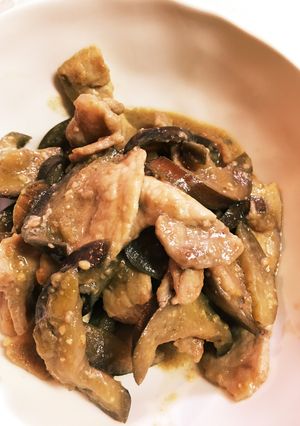 ナスと豚肉の味噌炒め-レシピのメイン写真