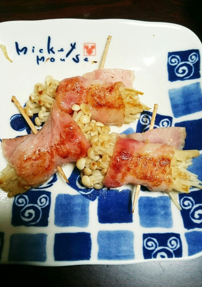 簡単！おつまみ運動会お弁当えのきベーコン-レシピのメイン写真