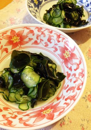 簡単一品♡キュウリとワカメの酢の物-レシピのメイン写真