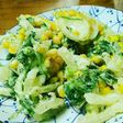 パクチーとコーンのサクサクかき揚げ