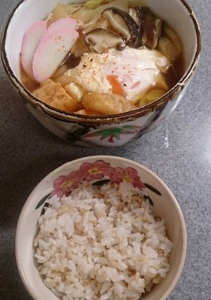 栄養満点スープともち麦ご飯-レシピのメイン写真