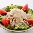 蒸し鶏の豆腐ドレッシング