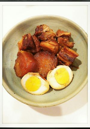 圧力鍋で時短、豚角煮-レシピのメイン写真