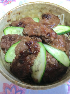 簡単な牛肉ハラミ丼-レシピのメイン写真