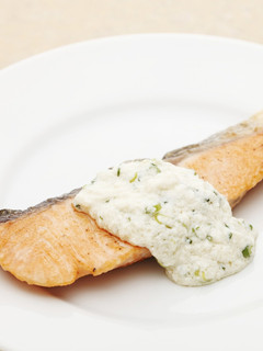 ヘルシー★豆腐ソースのサーモンソテー-レシピのメイン写真