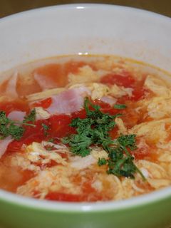 あっという間に☆トマトのさっぱりスープ-レシピのメイン写真