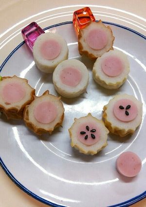 お弁当に可愛い＊ちくわピック＊-レシピのメイン写真