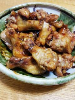 手羽元 簡単 甘辛煮 -レシピのメイン写真