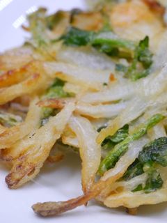 新玉ねぎとクレソンのかき揚げ-レシピのメイン写真
