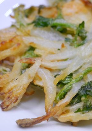 新玉ねぎとクレソンのかき揚げ-レシピのメイン写真