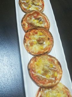 餃子の皮でピザ-レシピのメイン写真