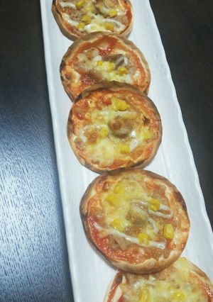 餃子の皮でピザ-レシピのメイン写真