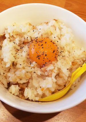 炊飯器におまかせ！カルボナーラ風ごはん-レシピのメイン写真