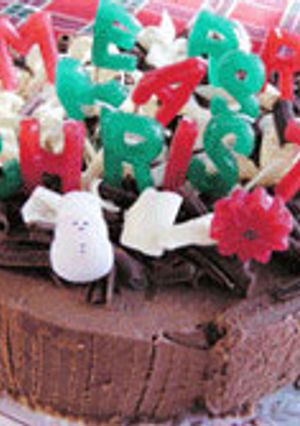 大きな切り株のケーキ-レシピのメイン写真