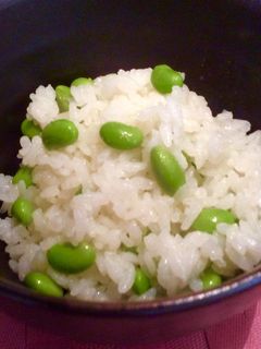 ツヤツヤ枝豆バターごはん-レシピのメイン写真
