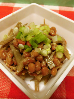 きんぴらと納豆のチーズ和え♪-レシピのメイン写真