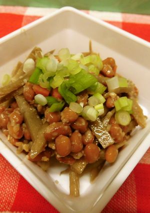きんぴらと納豆のチーズ和え♪-レシピのメイン写真