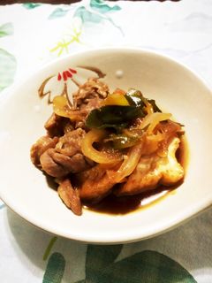 簡単な厚揚げとひき肉の甘辛煮 by みありみママ 【クックパッド】 簡単