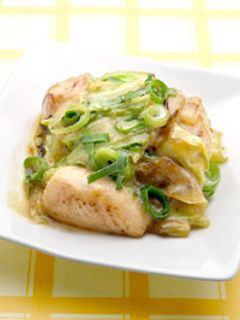 ☆鶏肉とキャベツのねぎ味噌炒め☆-レシピのメイン写真