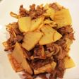 筍と豚肉のバターしょうゆ
