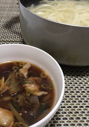 釜揚げうどん、ざるうどんに！簡単つけ汁-レシピのメイン写真