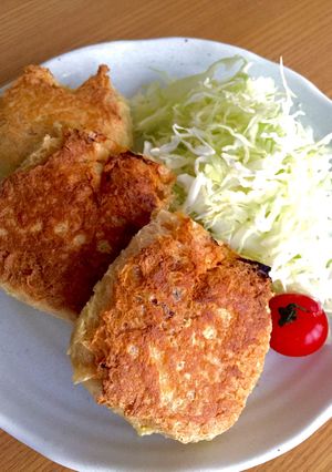 油揚げで簡単・揚げない クリームコロッケ-レシピのメイン写真
