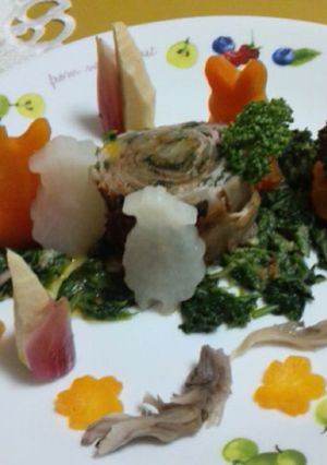 森の中の切り株♡牛蒡を豚肉でクルクル♪-レシピのメイン写真
