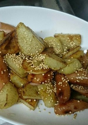 簡単、時短！じゃがいもソーセージ炒め-レシピのメイン写真