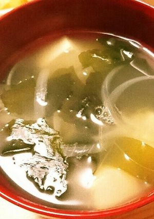わかめと豆腐の鶏ガラスープ-レシピのメイン写真