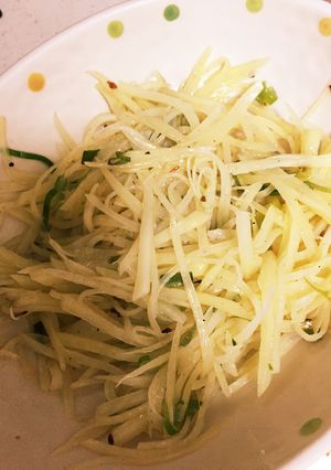 じゃがいものシャキシャキ炒め中国家庭料理-レシピのメイン写真