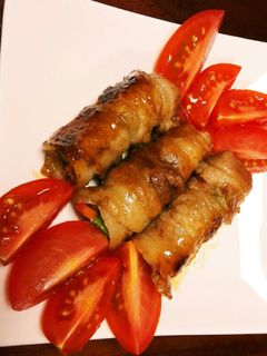 アスパラと人参の肉巻き~照り焼き風味~-レシピのメイン写真