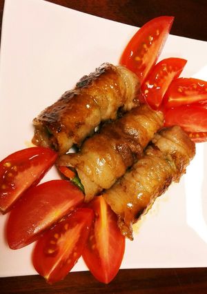 アスパラと人参の肉巻き～照り焼き風味～-レシピのメイン写真