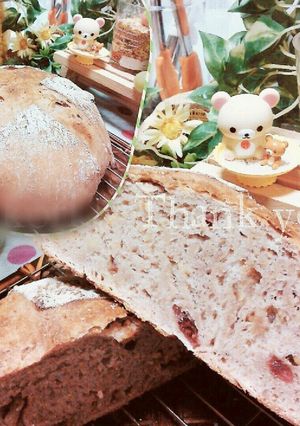 赤ワインでカンパーニュ♪-レシピのメイン写真