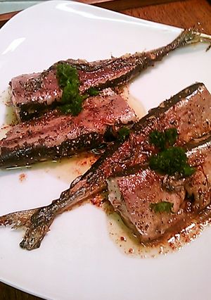 秋刀魚のたっぷり黒胡椒焼き-レシピのメイン写真