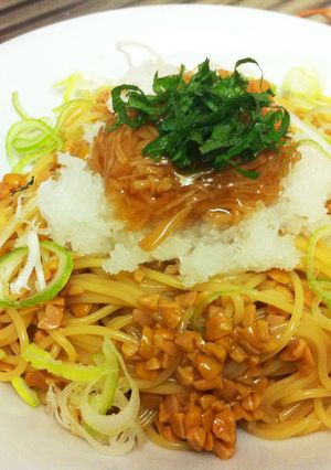 混ぜるだけ簡単納豆パスタ-レシピのメイン写真