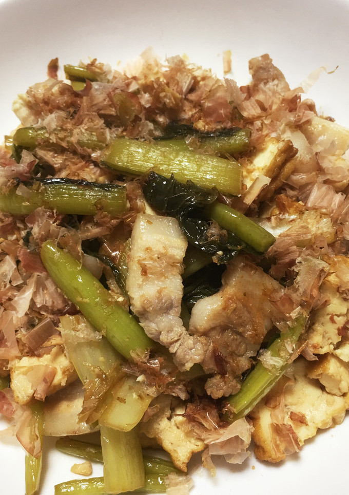 御飯がすすむ☆豚バラと野沢菜の炒め物-レシピのメイン写真
