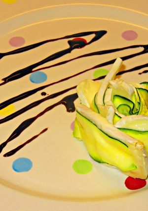 簡単!おしゃれ!!ズッキーニの華サラダ-レシピのメイン写真
