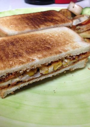 チーズコーンサンド-レシピのメイン写真