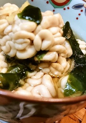 トロウマ~★【たちとワカメのサッパリ煮】-レシピのメイン写真