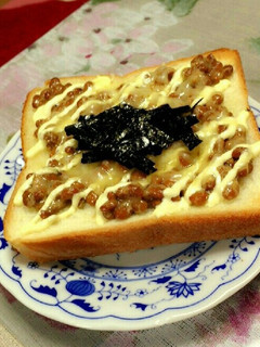 とろねばっ納豆トースト!-レシピのメイン写真