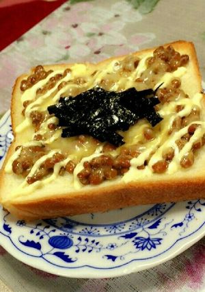 とろねばっ納豆トースト！-レシピのメイン写真