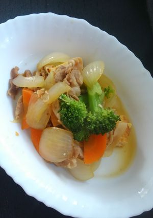 ご飯が進む！豚肉と新玉ねぎの炒め煮♪-レシピのメイン写真
