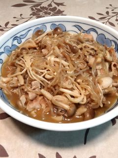 超簡単! 糸こんにゃくとキノコの炒め煮-レシピのメイン写真
