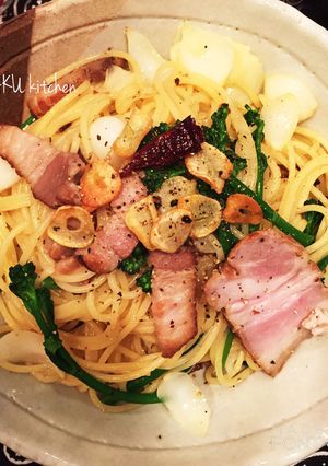カリカリにんにくの具沢山ペペロンチーノ-レシピのメイン写真