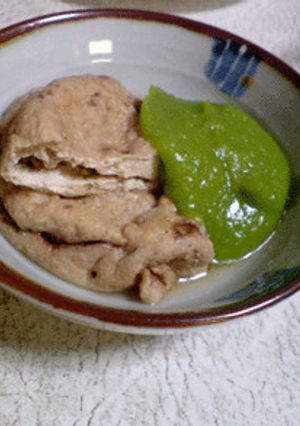 ひろうす（がんもどき）の豆あんかけ-レシピのメイン写真