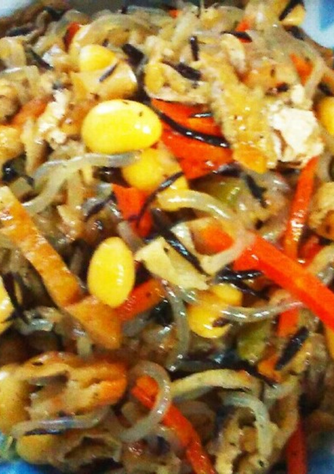素朴♪ひじきと切り干し大根の煮物-レシピのメイン写真