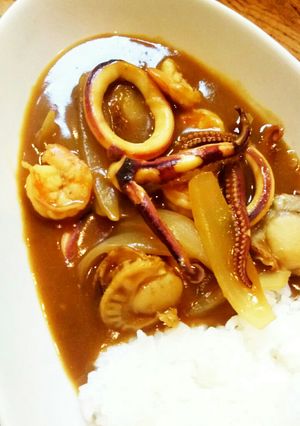 ポセイドンのシーフードカレー-レシピのメイン写真